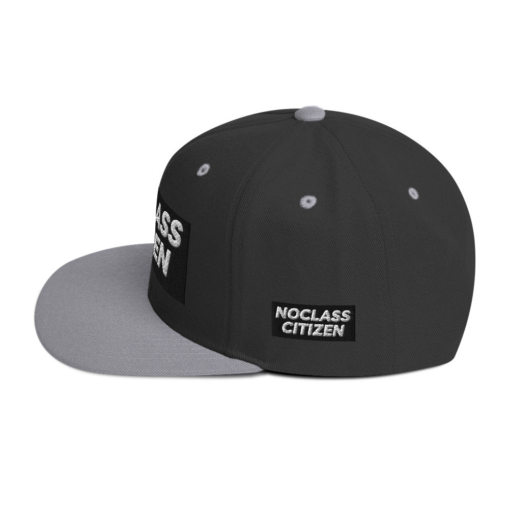 NOCLASS CITIZEN Text - Snapback Hat