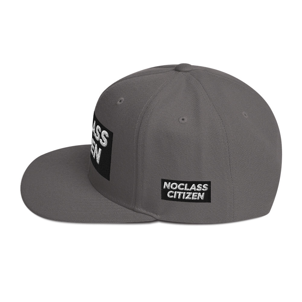 NOCLASS CITIZEN Text - Snapback Hat