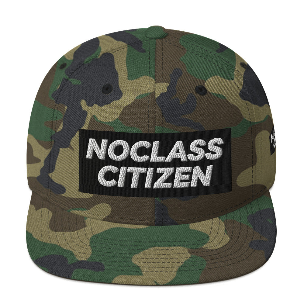 NOCLASS CITIZEN Text - Snapback Hat