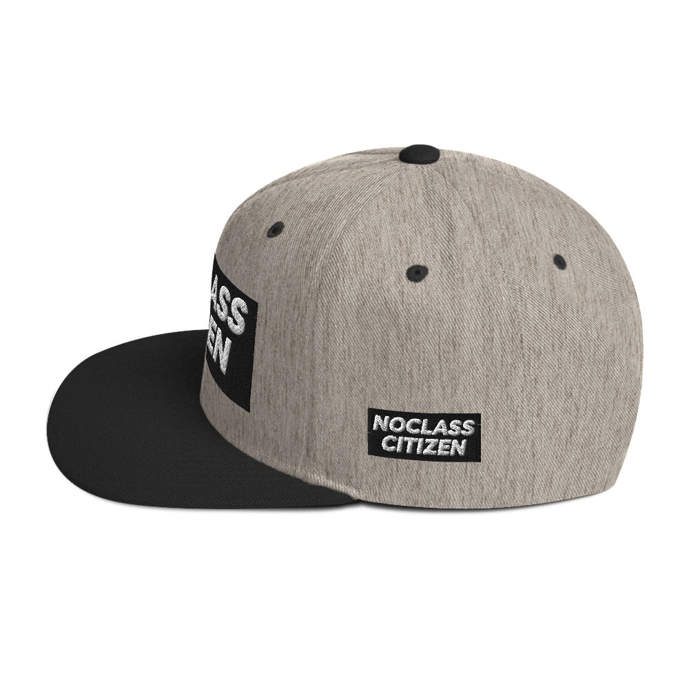 NOCLASS CITIZEN Text - Snapback Hat