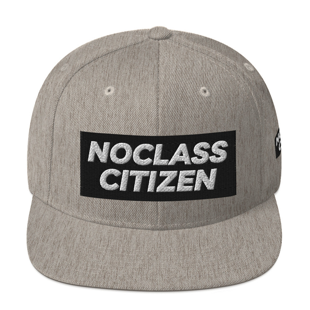 NOCLASS CITIZEN Text - Snapback Hat