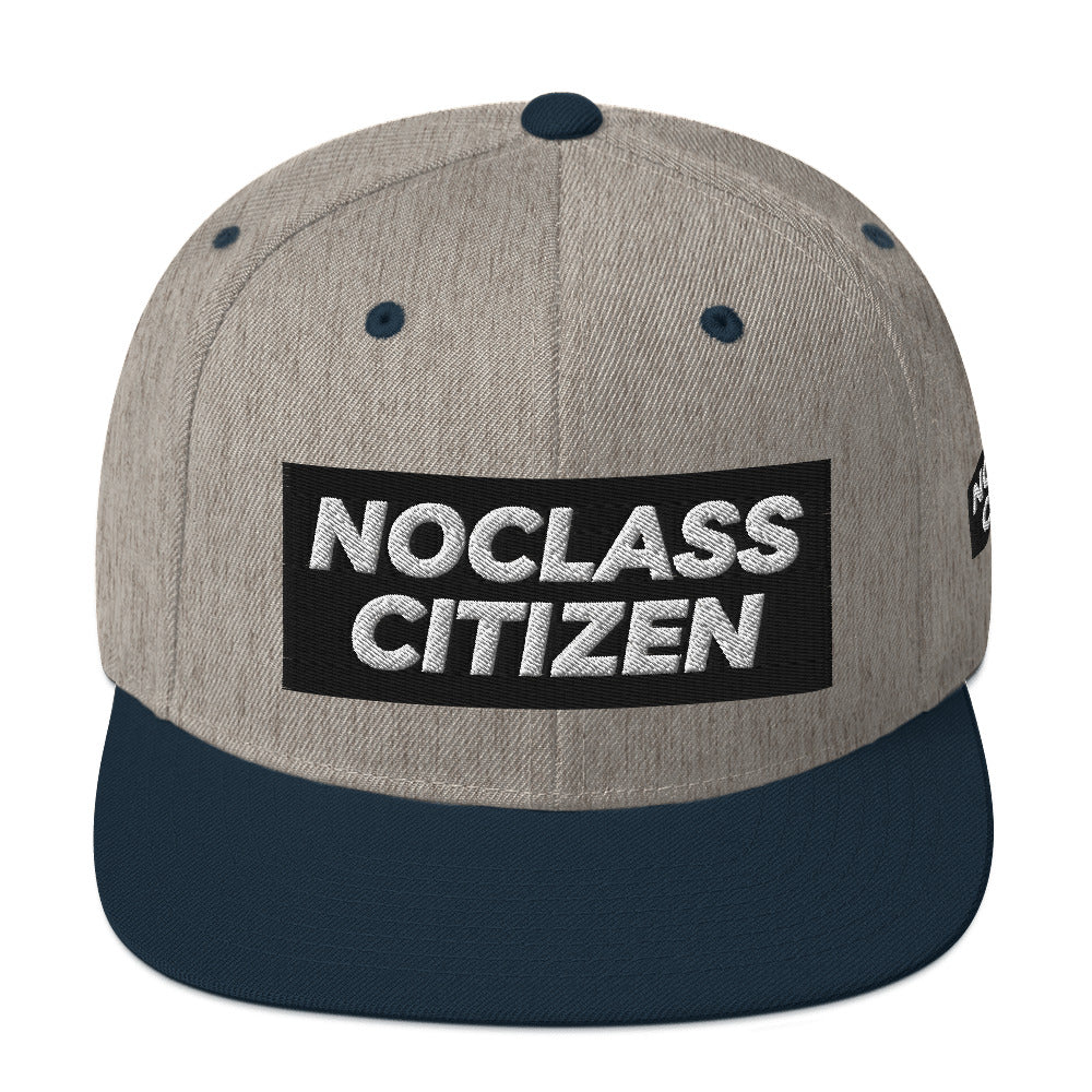 NOCLASS CITIZEN Text - Snapback Hat