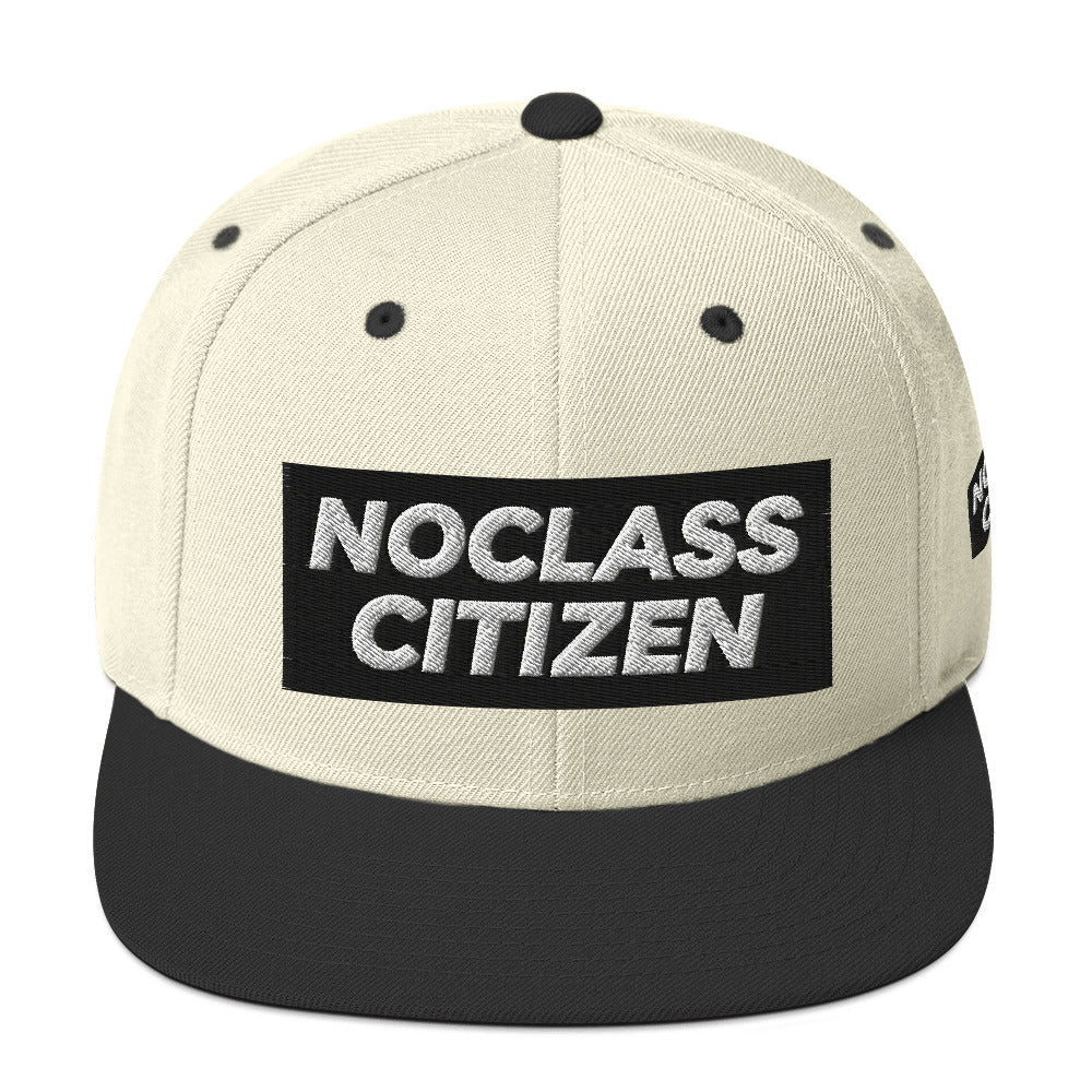 NOCLASS CITIZEN Text - Snapback Hat