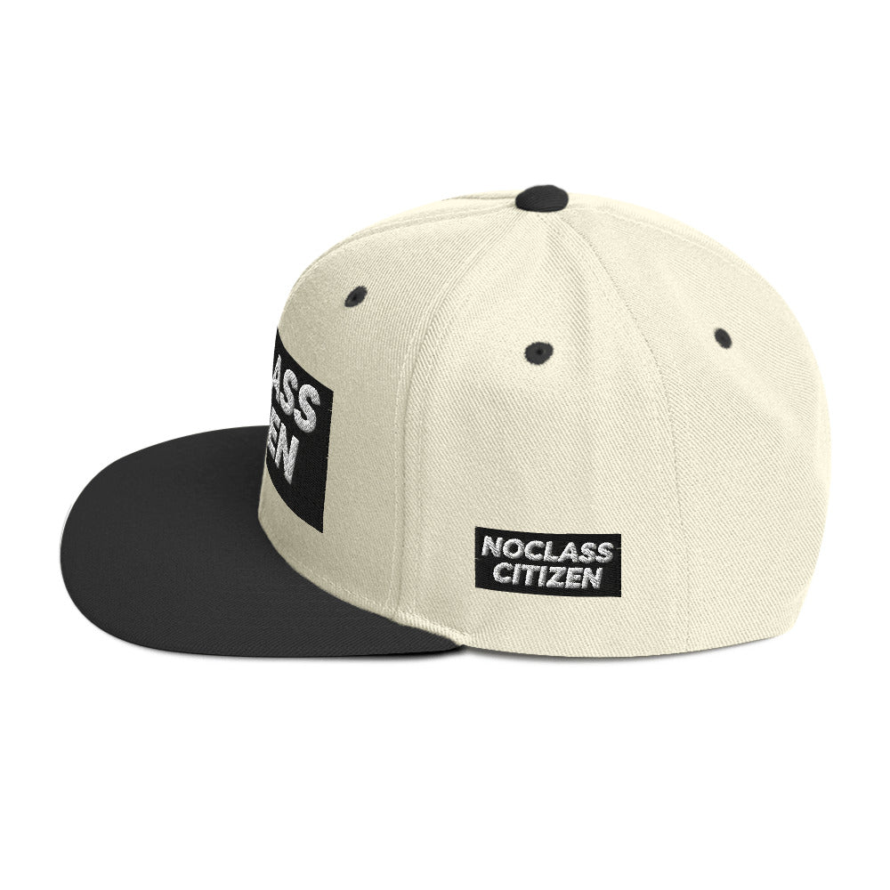 NOCLASS CITIZEN Text - Snapback Hat