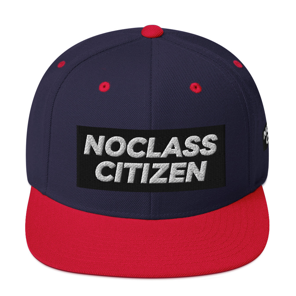 NOCLASS CITIZEN Text - Snapback Hat