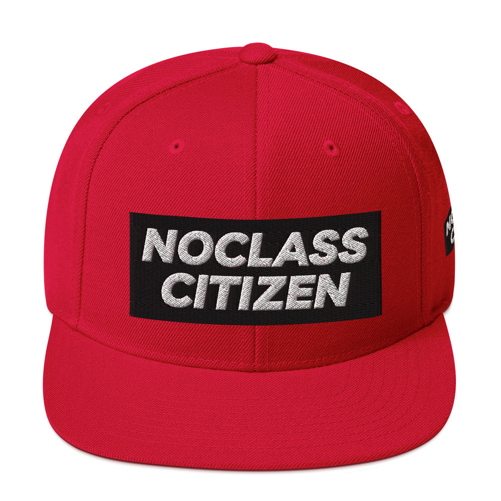 NOCLASS CITIZEN Text - Snapback Hat