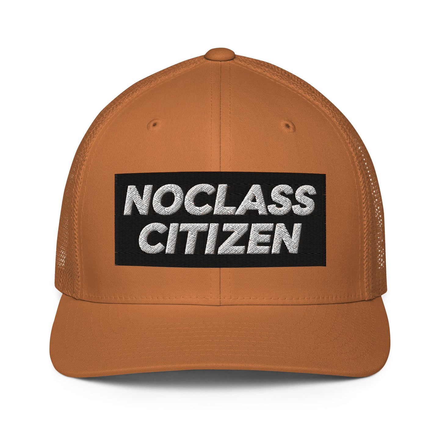 NOCLASS CITIZEN Text - Closed-Back Trucker Cap