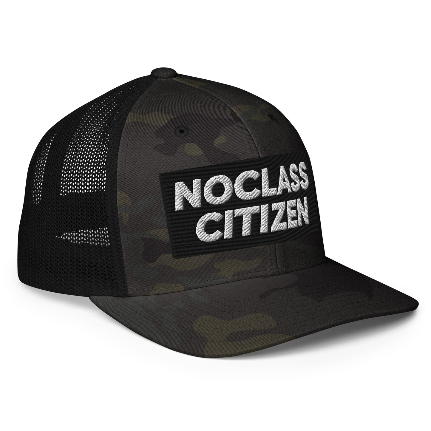 NOCLASS CITIZEN Text - Closed-Back Trucker Cap