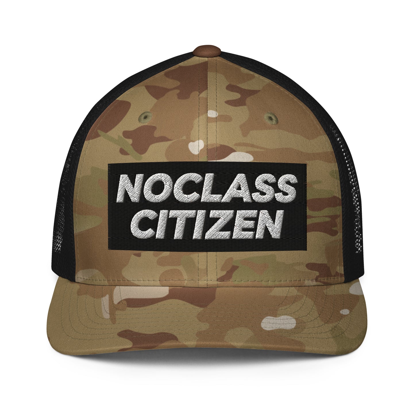 NOCLASS CITIZEN Text - Closed-Back Trucker Cap