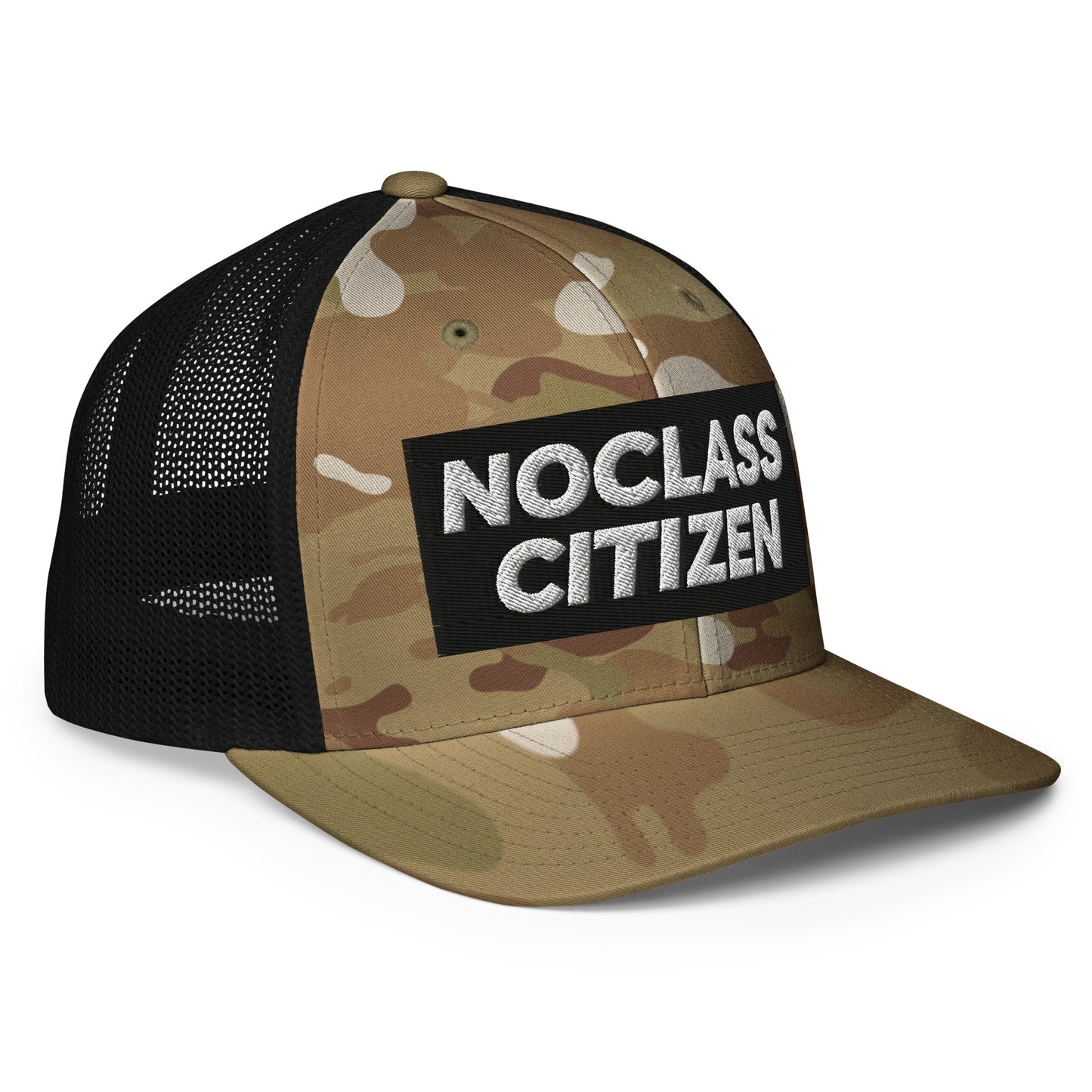 NOCLASS CITIZEN Text - Closed-Back Trucker Cap