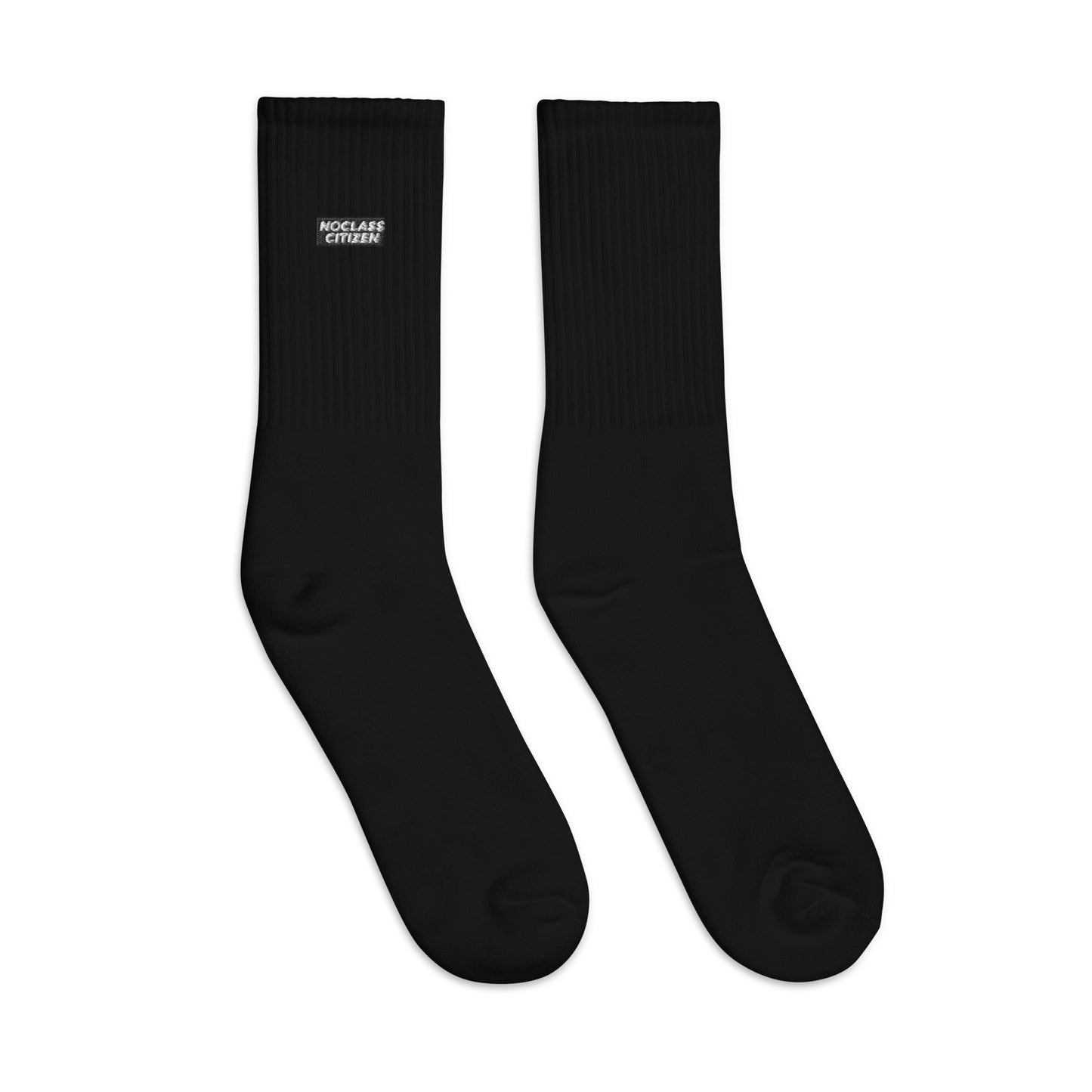 NOCLASS CITIZEN Text - Embroidered Socks