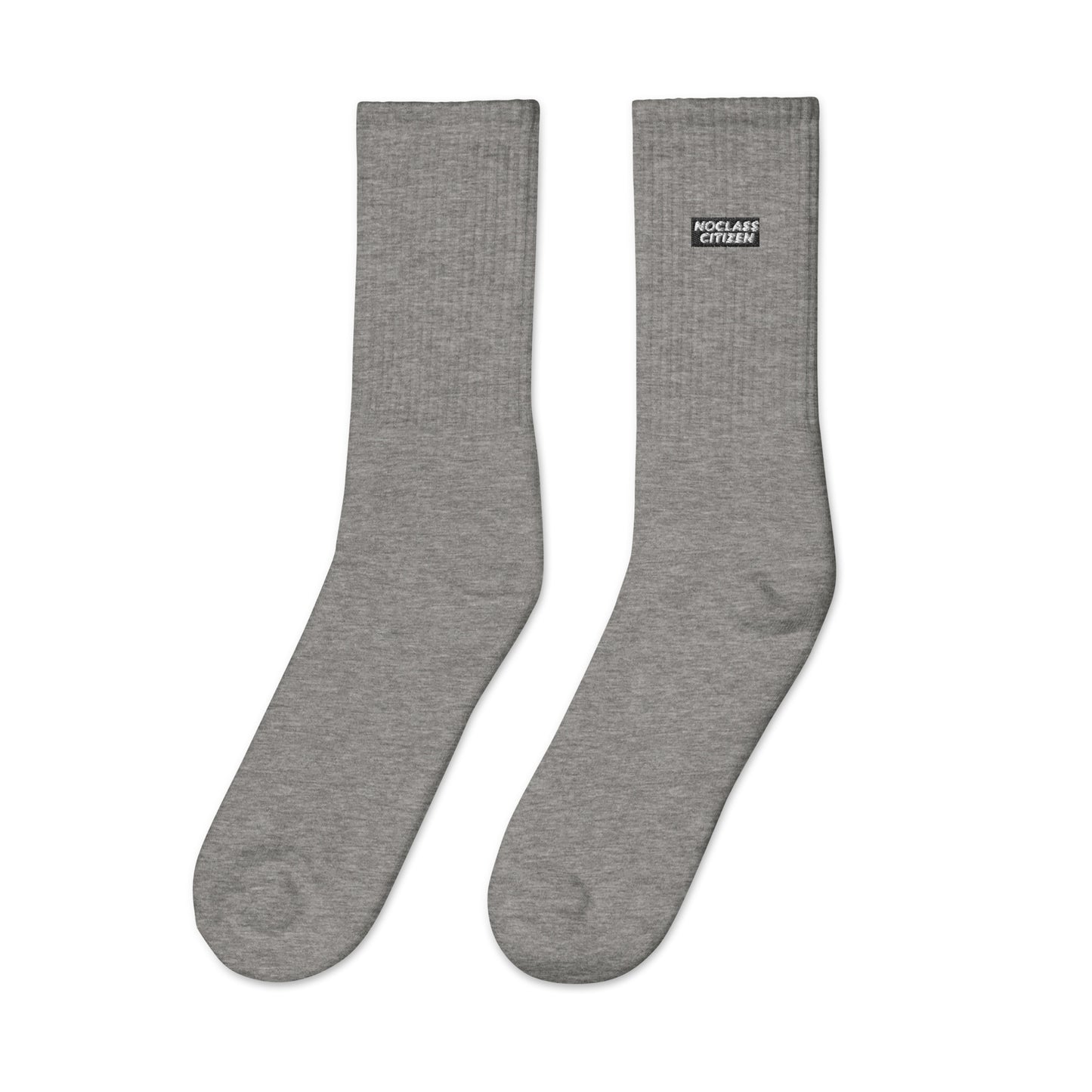 NOCLASS CITIZEN Text - Embroidered Socks