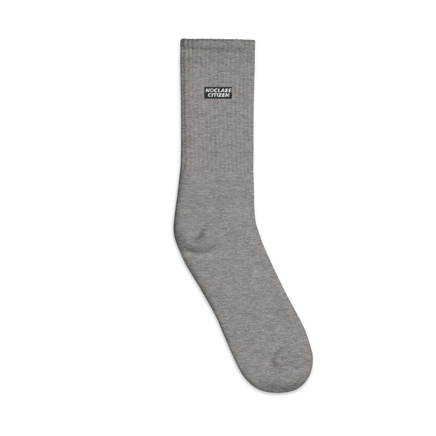 NOCLASS CITIZEN Text - Embroidered Socks