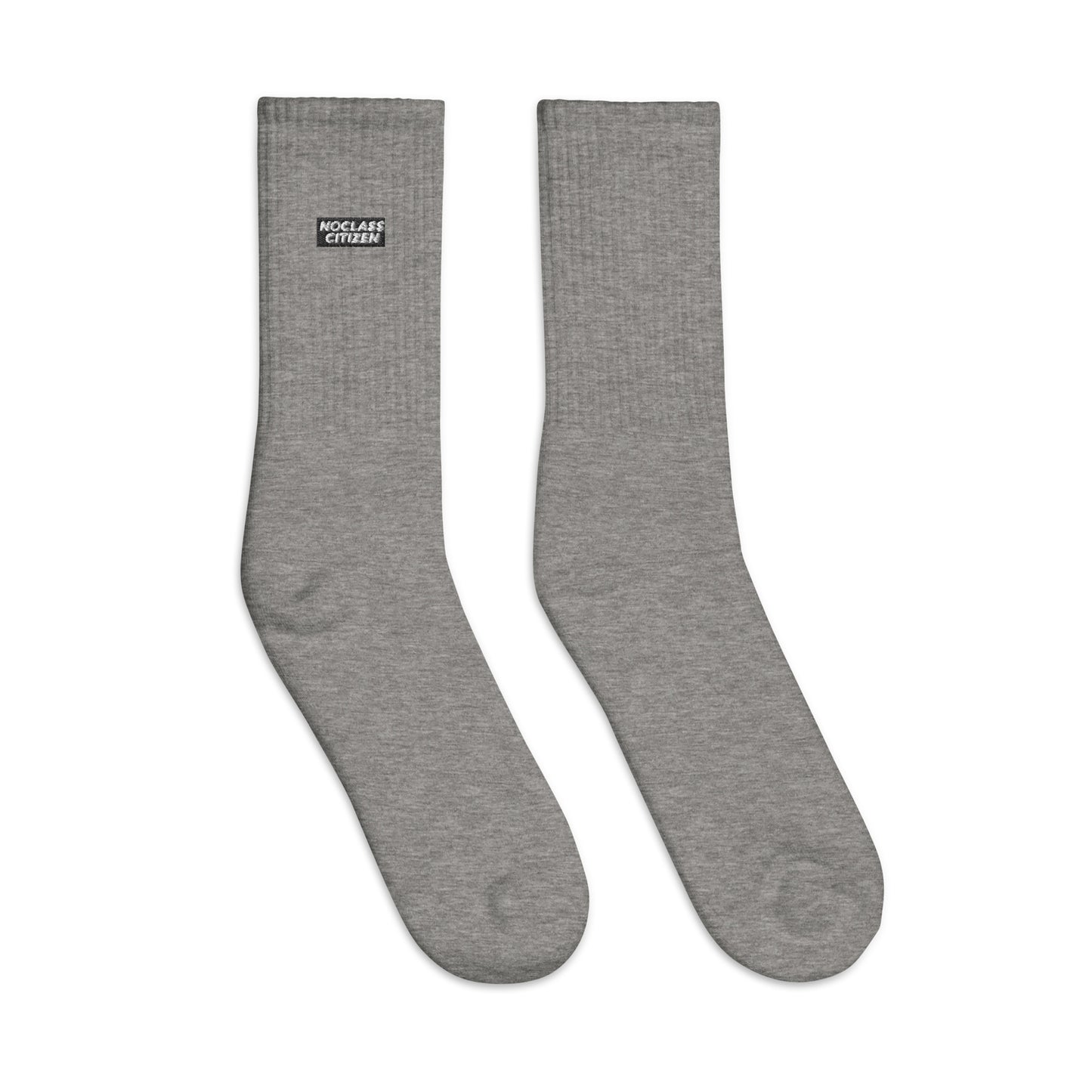 NOCLASS CITIZEN Text - Embroidered Socks