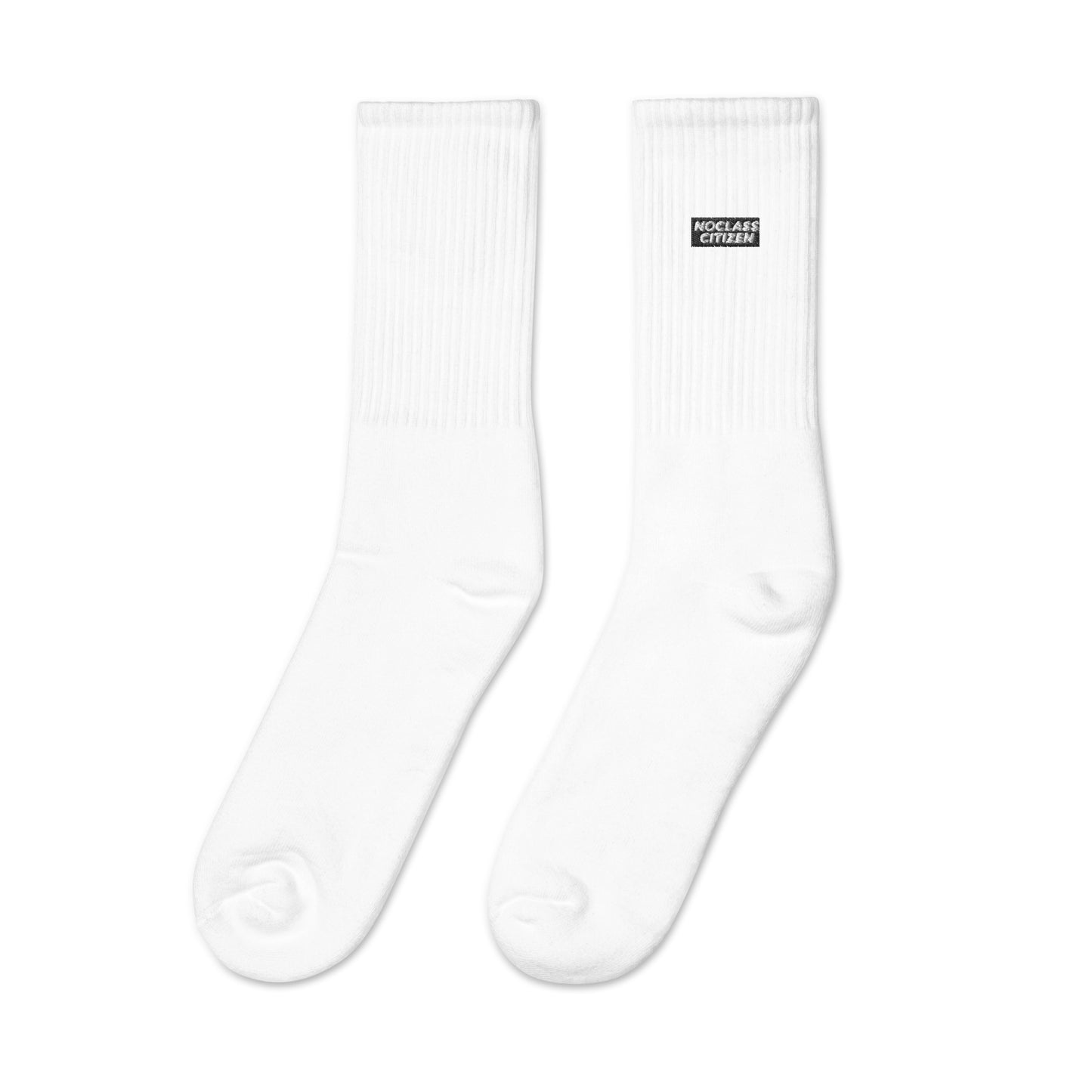 NOCLASS CITIZEN Text - Embroidered Socks