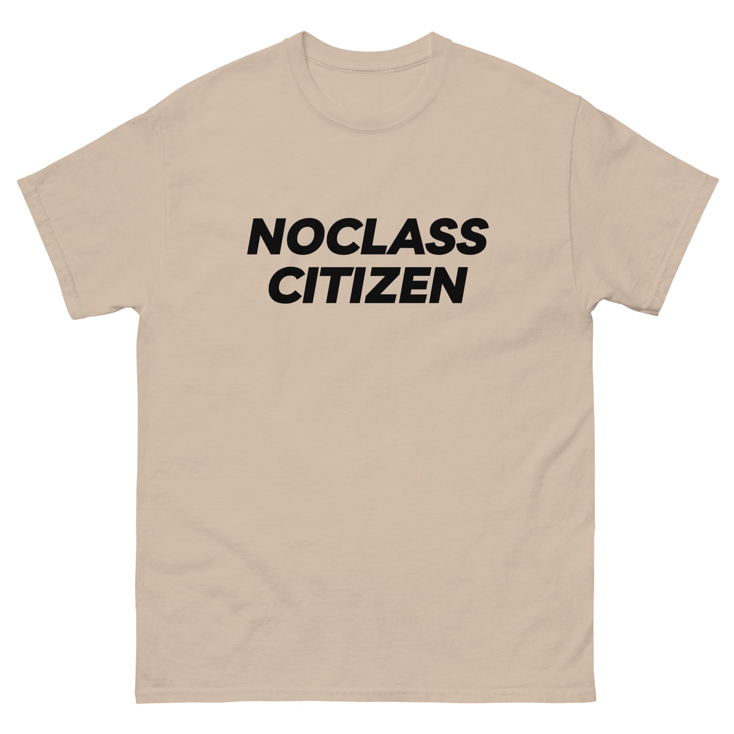 NOCLASS CITIZEN Text TRANSPARENT BACKGROUND - [Mid Class $$] Regular T-Shirt