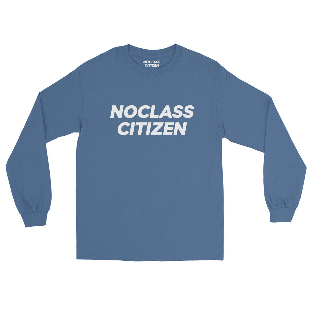 NOCLASS CITIZEN Text TRANSPARENT BACKGROUND - [Mid Class $$] Regular Long Sleeve Shirt