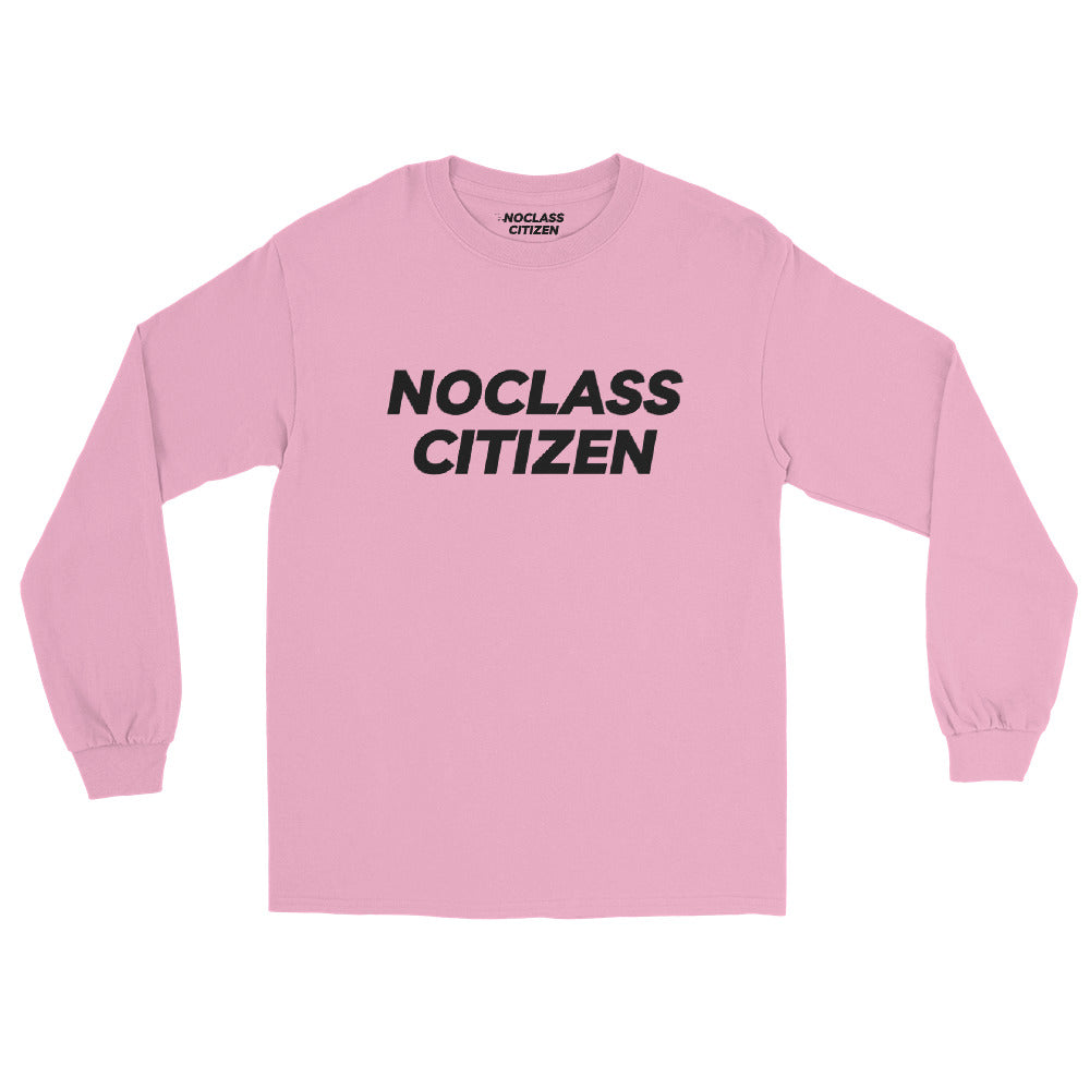 NOCLASS CITIZEN Text TRANSPARENT BACKGROUND - [Mid Class $$] Regular Long Sleeve Shirt