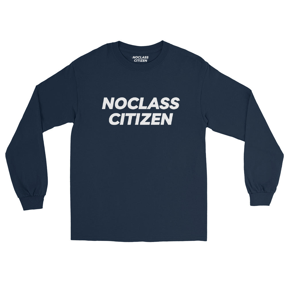 NOCLASS CITIZEN Text TRANSPARENT BACKGROUND - [Mid Class $$] Regular Long Sleeve Shirt