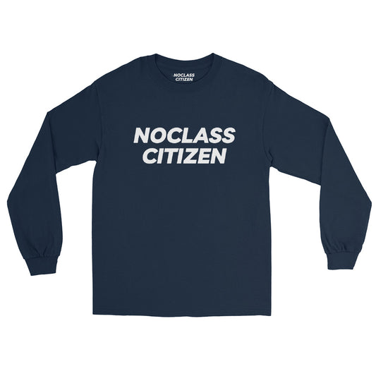 NOCLASS CITIZEN Text TRANSPARENT BACKGROUND - [Mid Class $$] Regular Long Sleeve Shirt