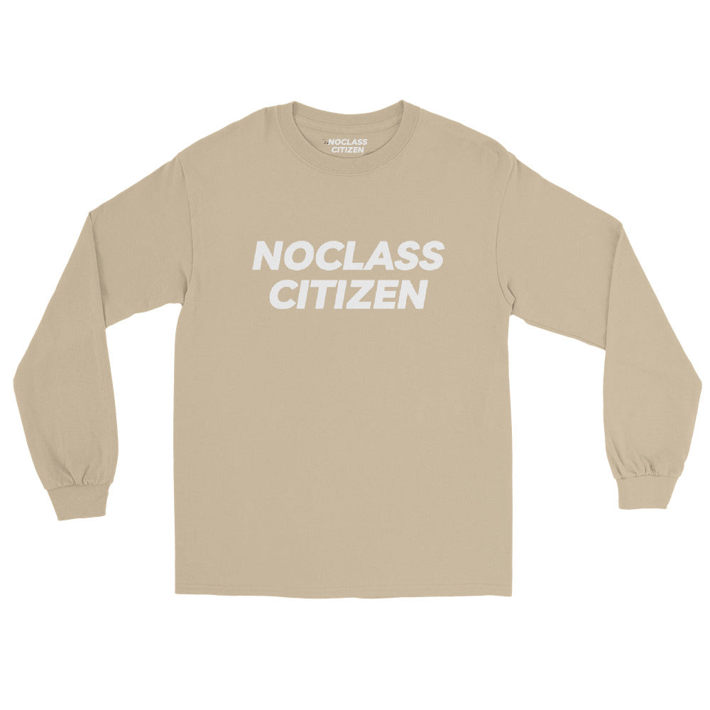 NOCLASS CITIZEN Text TRANSPARENT BACKGROUND - [Mid Class $$] Regular Long Sleeve Shirt