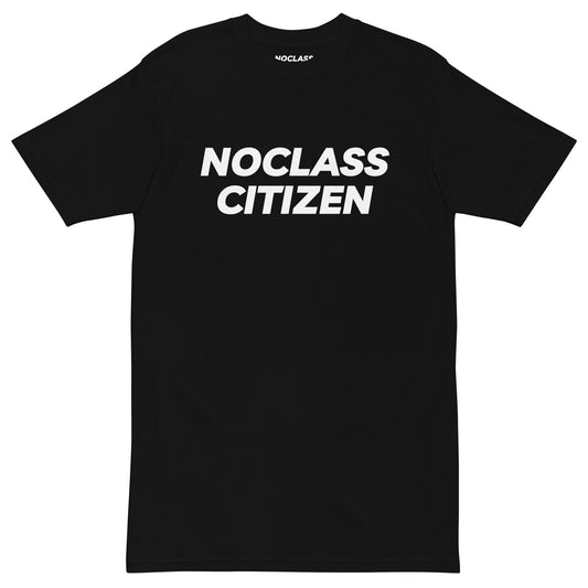 NOCLASS CITIZEN Text TRANSPARENT BACKGROUND - [High Class $$$] Premium T-Shirt