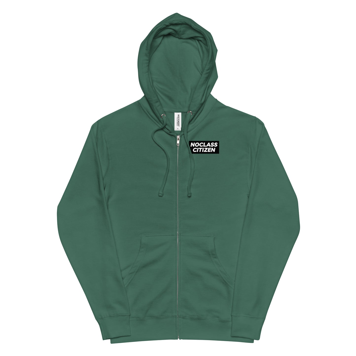 NOCLASS CITIZEN Face - [High Class $$$] Premium Fleece Zip-Up Hoodie