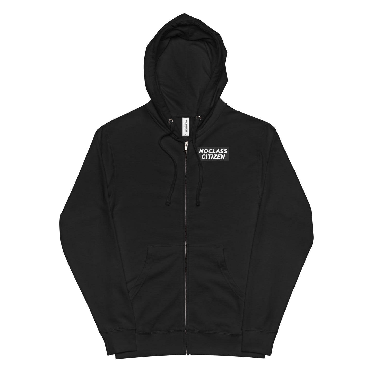 NOCLASS CITIZEN Face - [High Class $$$] Premium Fleece Zip-Up Hoodie