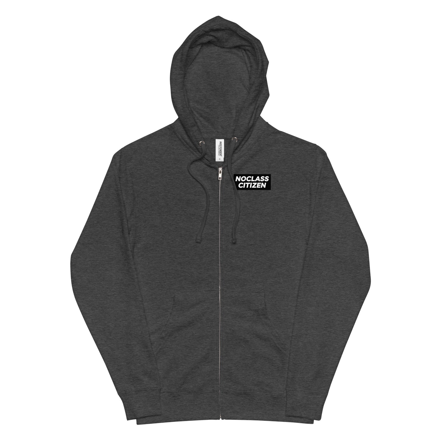 NOCLASS CITIZEN Face - [High Class $$$] Premium Fleece Zip-Up Hoodie