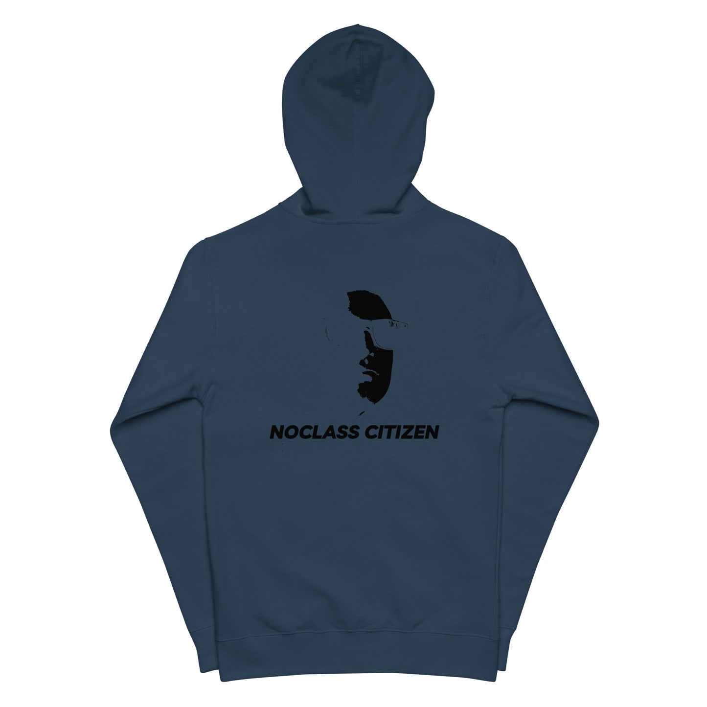 NOCLASS CITIZEN Face TRANSPARENT BACKGROUND - [High Class $$$] Premium Fleece Zip-Up Hoodie