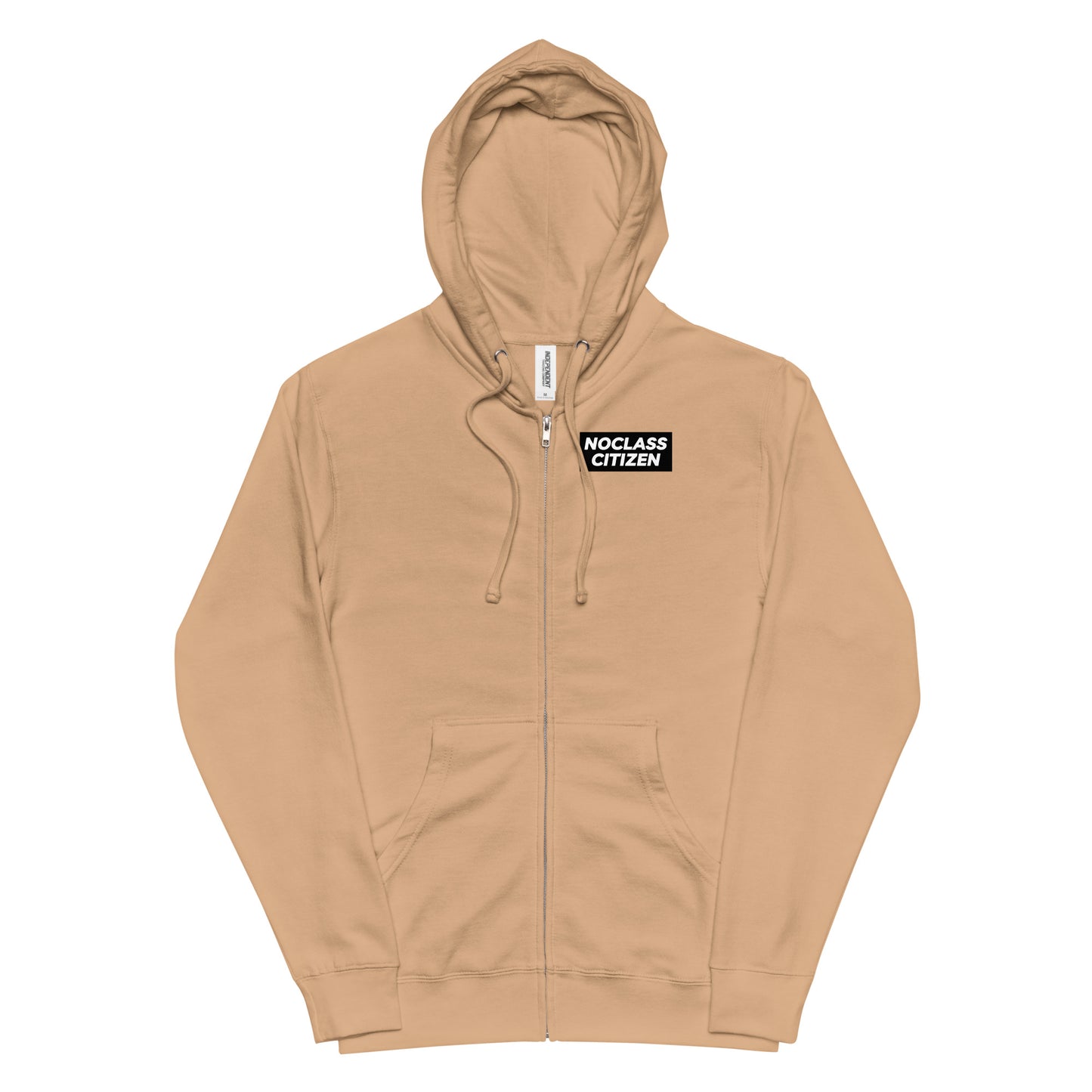 NOCLASS CITIZEN Face - [High Class $$$] Premium Fleece Zip-Up Hoodie