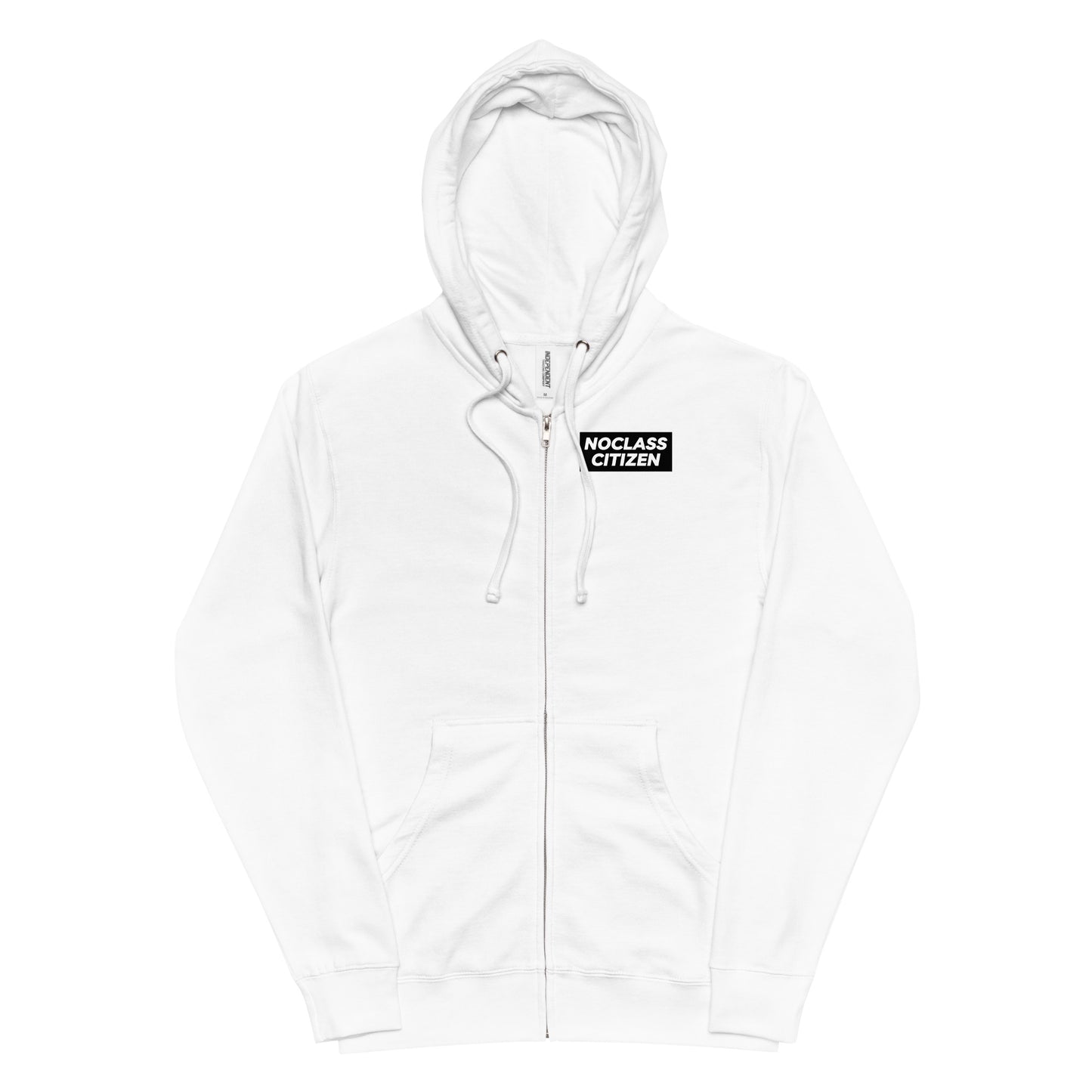 NOCLASS CITIZEN Face - [High Class $$$] Premium Fleece Zip-Up Hoodie