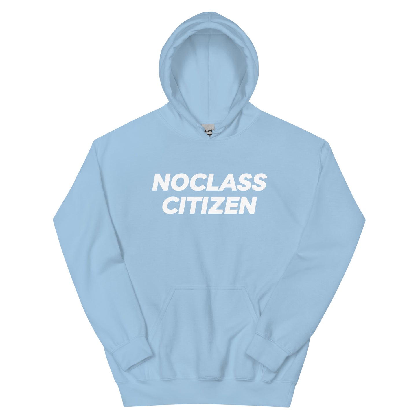 NOCLASS CITIZEN Text TRANSPARENT BACKGROUND - [Mid Class $$] Regular Hoodie