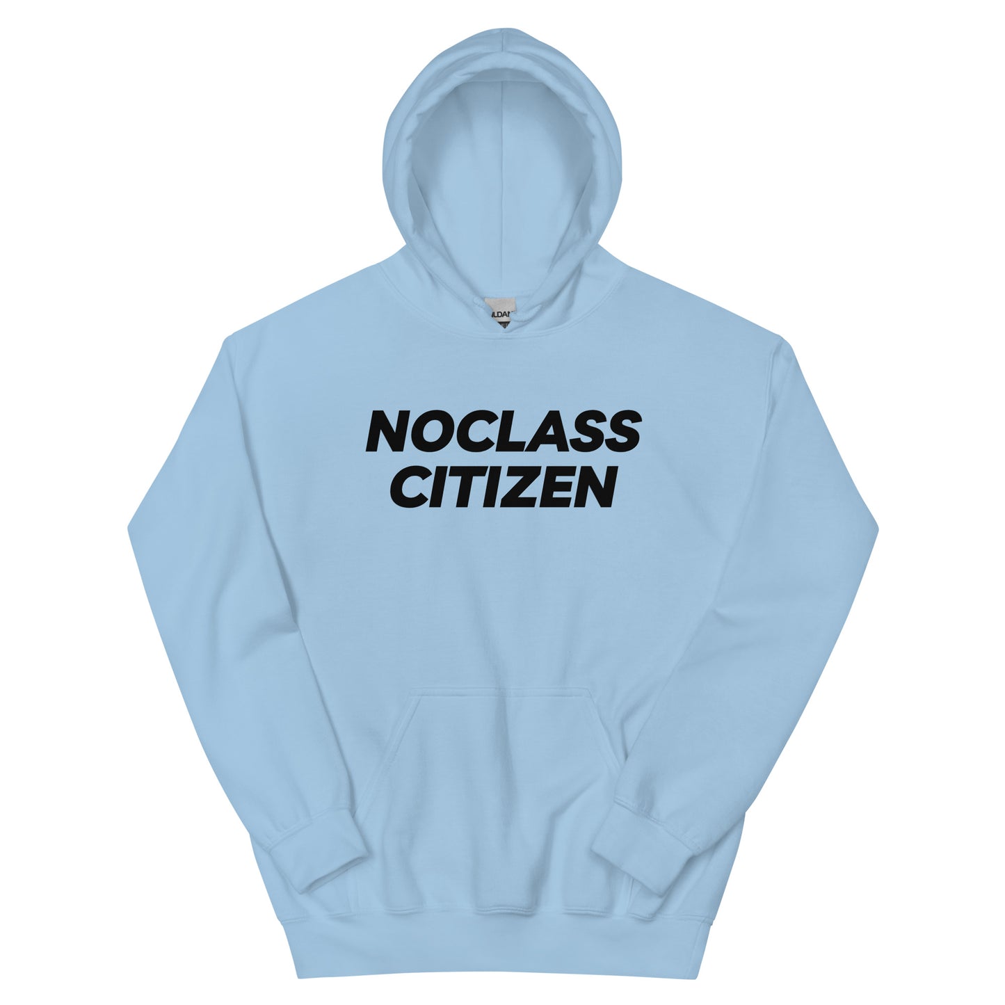 NOCLASS CITIZEN Text TRANSPARENT BACKGROUND - [Mid Class $$] Regular Hoodie