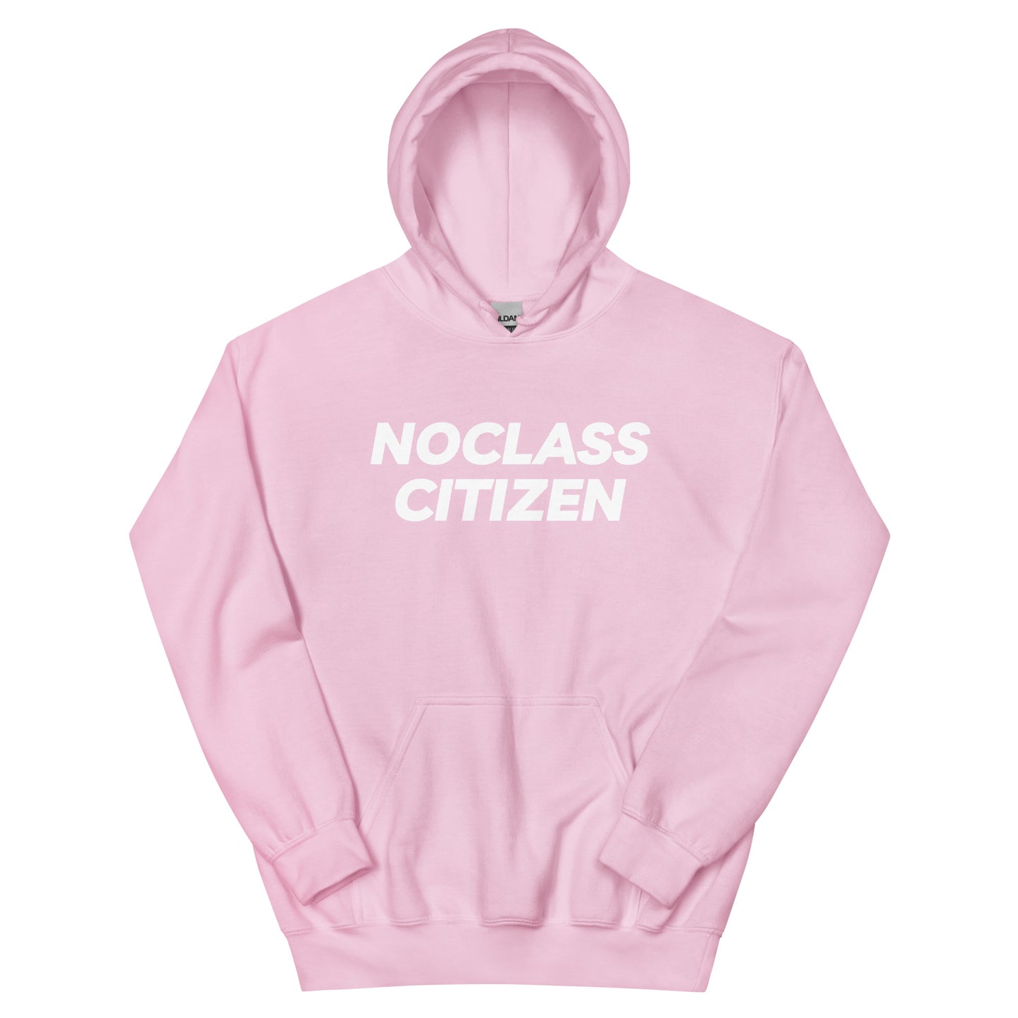 NOCLASS CITIZEN Text TRANSPARENT BACKGROUND - [Mid Class $$] Regular Hoodie