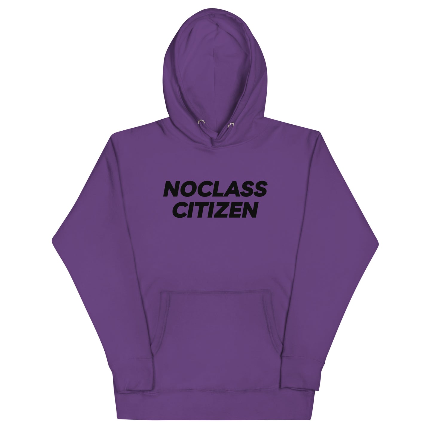 NOCLASS CITIZEN Text TRANSPARENT BACKGROUND - [High Class $$$] Premium Hoodie