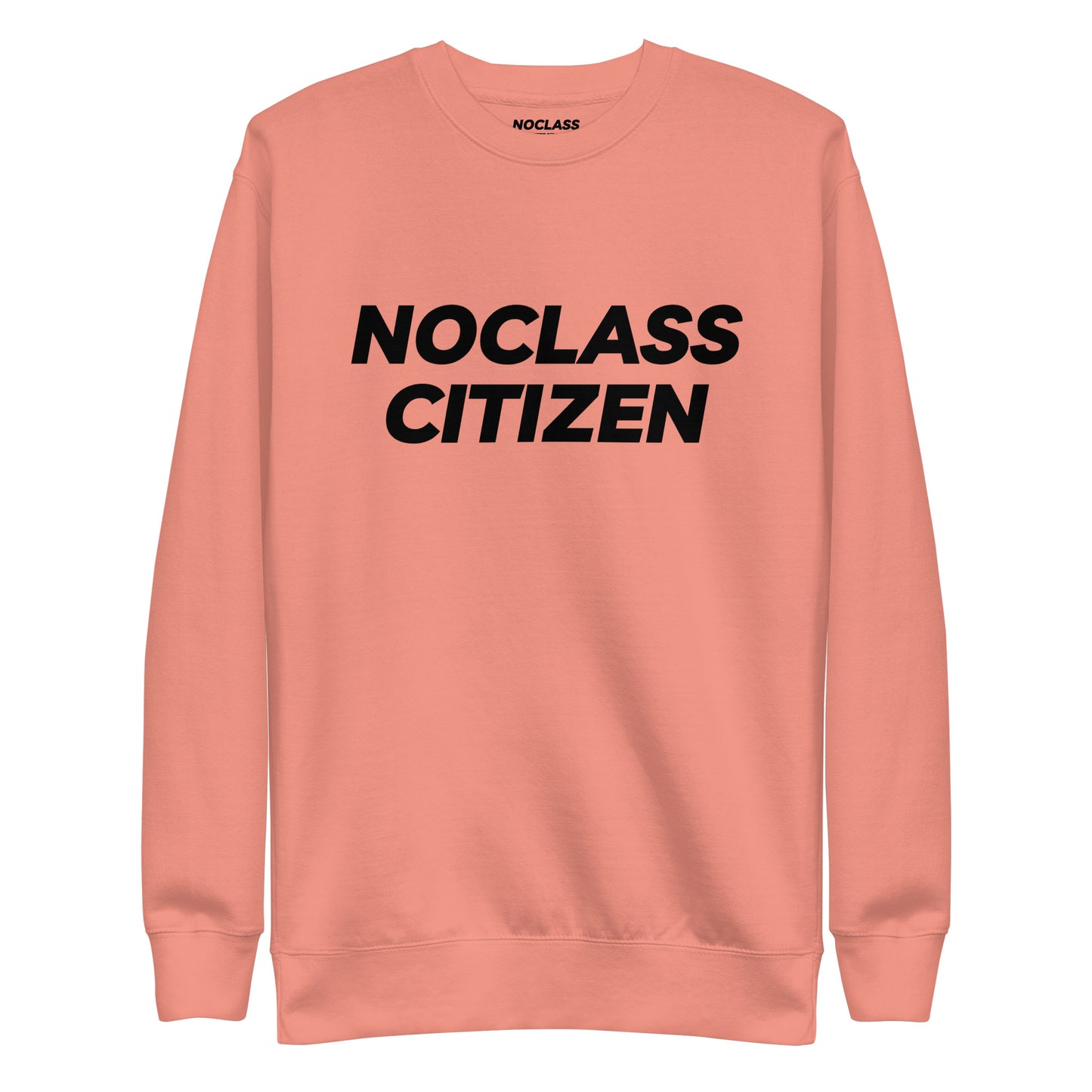 NOCLASS CITIZEN Text TRANSPARENT BACKGROUND - [High Class $$$] Premium Sweatshirt